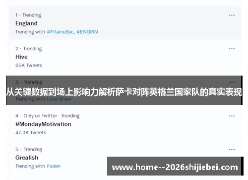 从关键数据到场上影响力解析萨卡对阵英格兰国家队的真实表现 从关键数据到场上影响力解析萨卡对阵英格兰国家队的真实表现